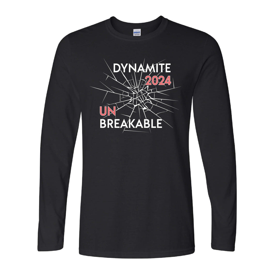 Dynamite Show Choir 2024 Unbreakable Long Sleeve T-Shirt - Adult-Soft and Spun Apparel Orders