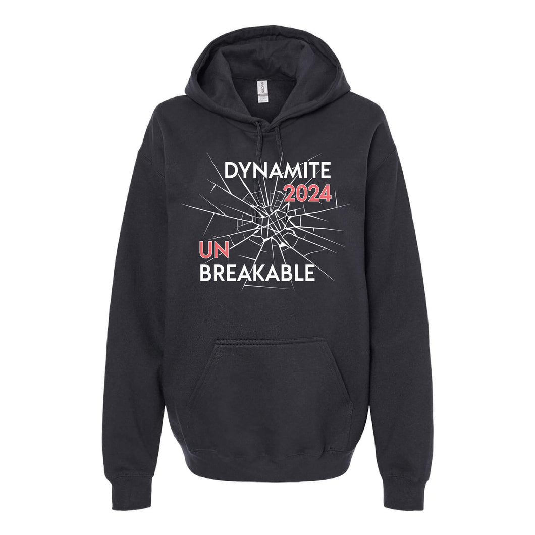 Dynamite Show Choir 2024 Unbreakable Hooded Sweatshirt - Adult-Soft and Spun Apparel Orders