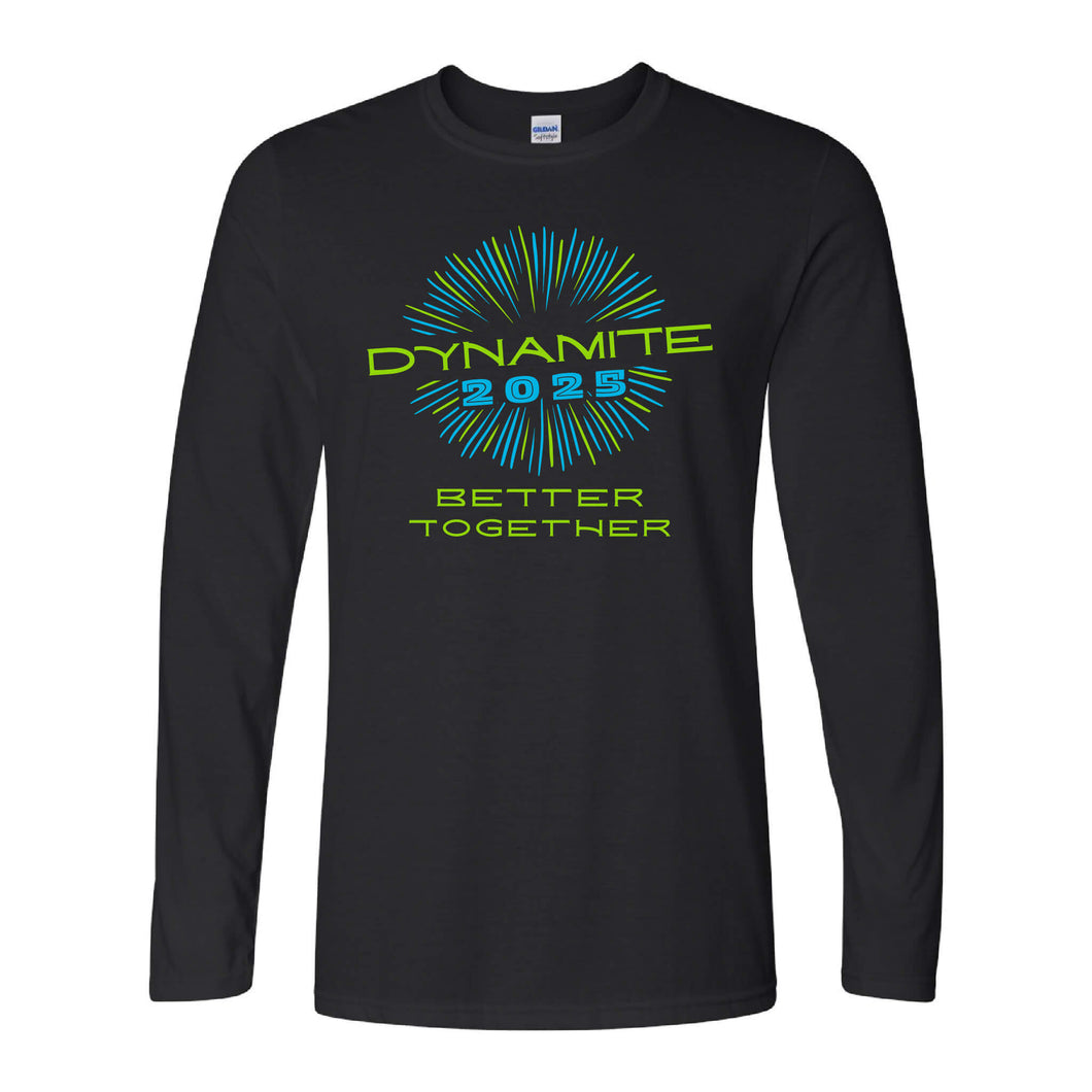 Dynamite Show Choir 2025 Better Together Long Sleeve T-Shirt - Adult-Soft and Spun Apparel Orders