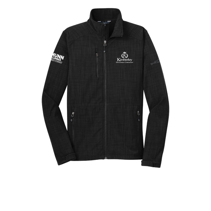 Eddie Bauer Shaded Crosshatch Soft Shell Jacket - Adult-Soft and Spun Apparel Orders