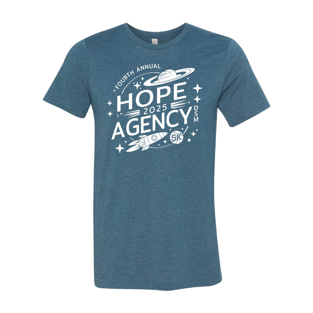 Hope 2025 5K Registration + T-Shirt - Adult-Soft and Spun Apparel Orders