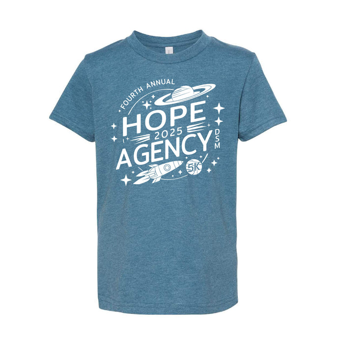 Hope 2025 5K Registration + T-Shirt - Youth-Soft and Spun Apparel Orders