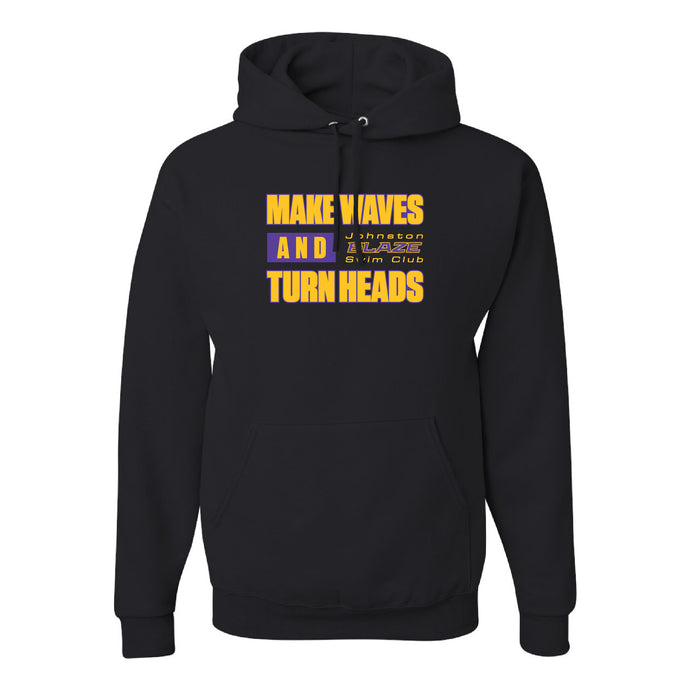 Johnston Blaze Make Waves Hooded Sweatshirt - Adult-Soft and Spun Apparel Orders