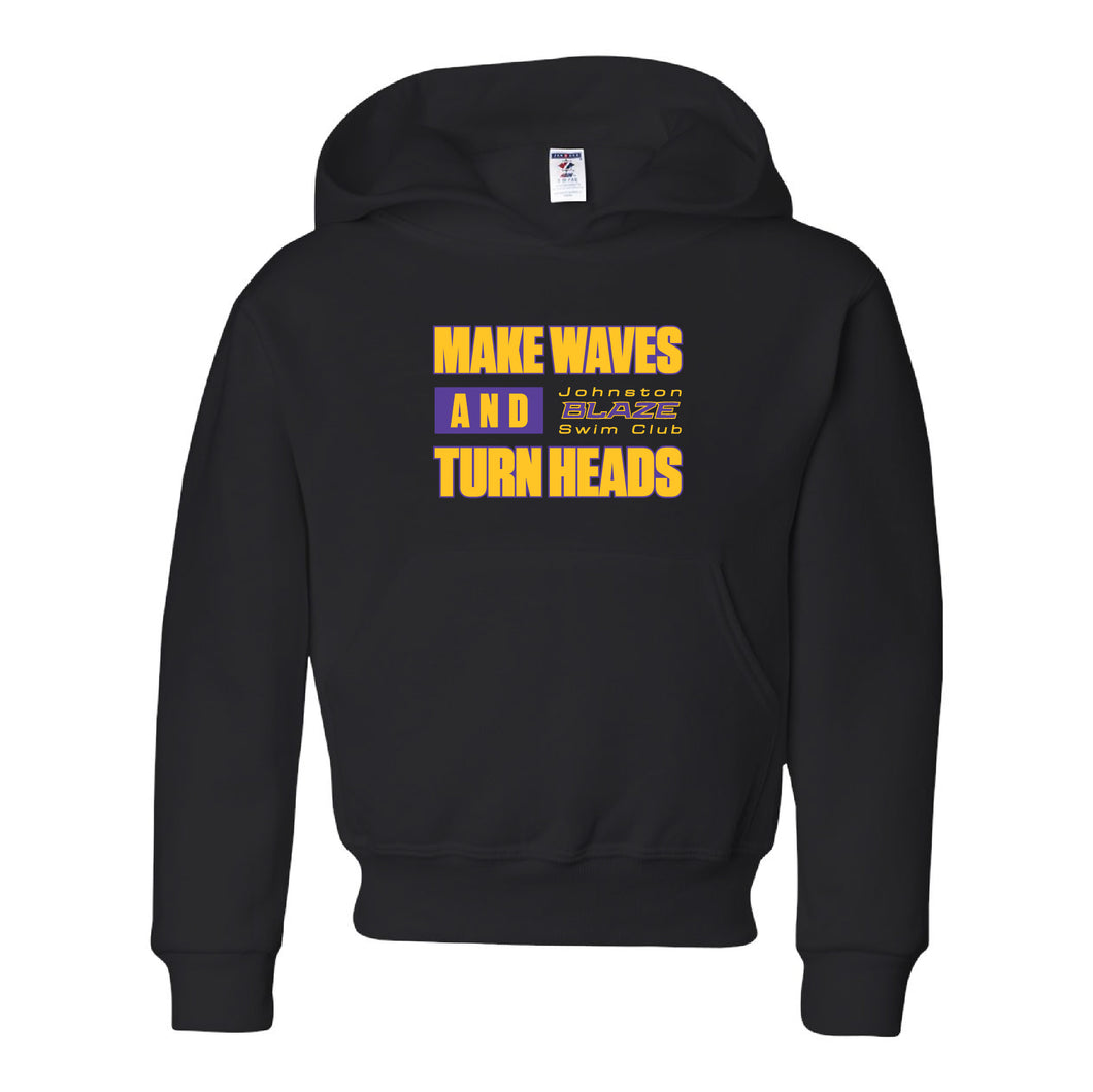 Johnston Blaze Make Waves Hooded Sweatshirt - Youth-Soft and Spun Apparel Orders