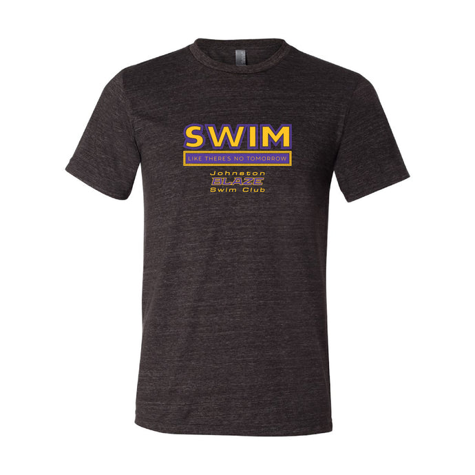 Johnston Blaze Swim Like There's No Tomorrow Crewneck T-Shirt - Adult-Soft and Spun Apparel Orders