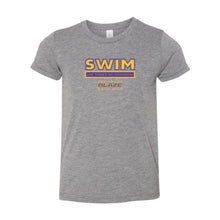 Load image into Gallery viewer, Johnston Blaze Swim Like There&#39;s No Tomorrow Crewneck T-Shirt - Youth-Soft and Spun Apparel Orders

