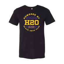 Load image into Gallery viewer, Johnston Blaze Swim Club Powered By H20 Crewneck T-Shirt - Adult-Soft and Spun Apparel Orders
