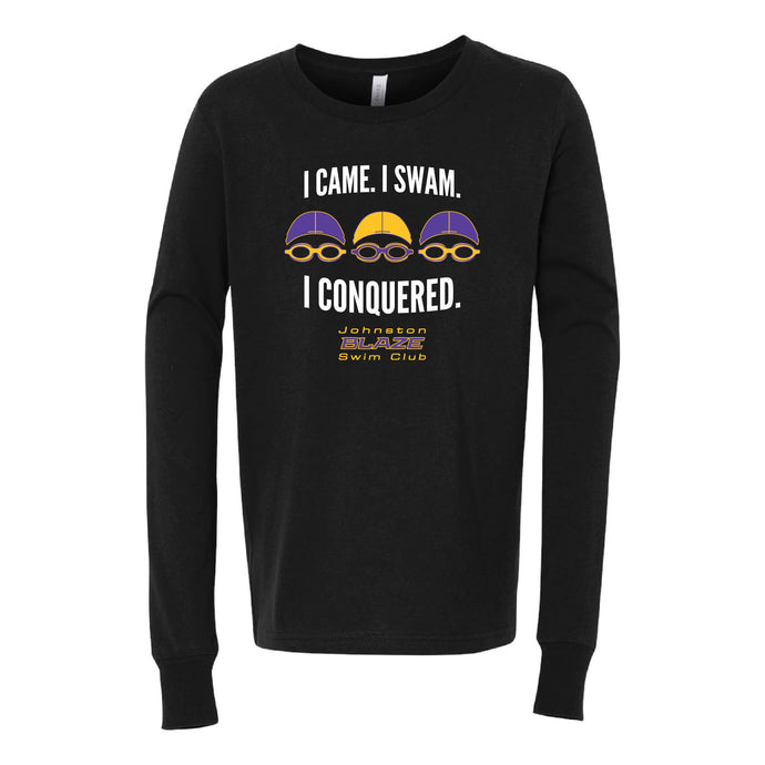 Johnston Blaze Conquered Long Sleeve Tee - Youth-Soft and Spun Apparel Orders