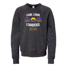 Load image into Gallery viewer, Johnston Blaze Conquered Sponge Fleece Crewneck Sweatshirt - Youth-Soft and Spun Apparel Orders
