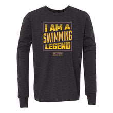 Load image into Gallery viewer, Johnston Blaze Swimming Legend Long Sleeve Tee - Youth-Soft and Spun Apparel Orders
