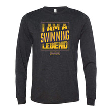 Load image into Gallery viewer, Johnston Blaze Swimming Legend Long Sleeve Tee - Adult-Soft and Spun Apparel Orders
