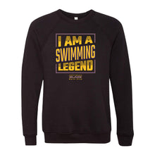 Load image into Gallery viewer, Johnston Blaze Swimming Legend Sponge Fleece Crewneck Sweatshirt - Adult-Soft and Spun Apparel Orders
