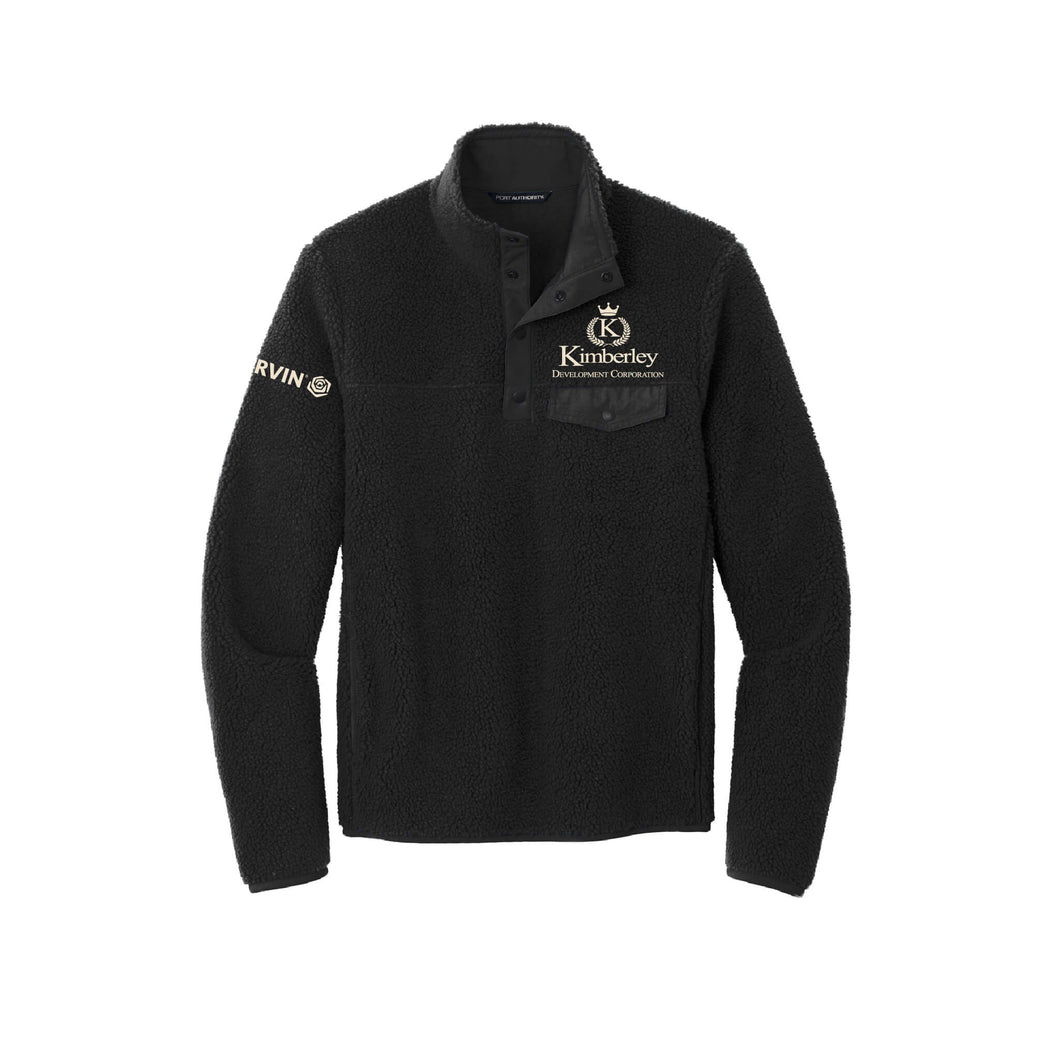 Kimberley Development - Port Authority Camp Fleece Snap Pullover - Adult-Soft and Spun Apparel Orders