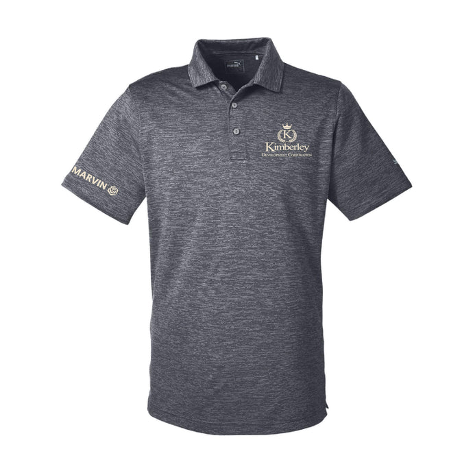 Kimberley Development - Puma Golf Men's Icon Heather Polo - Adult-Soft and Spun Apparel Orders