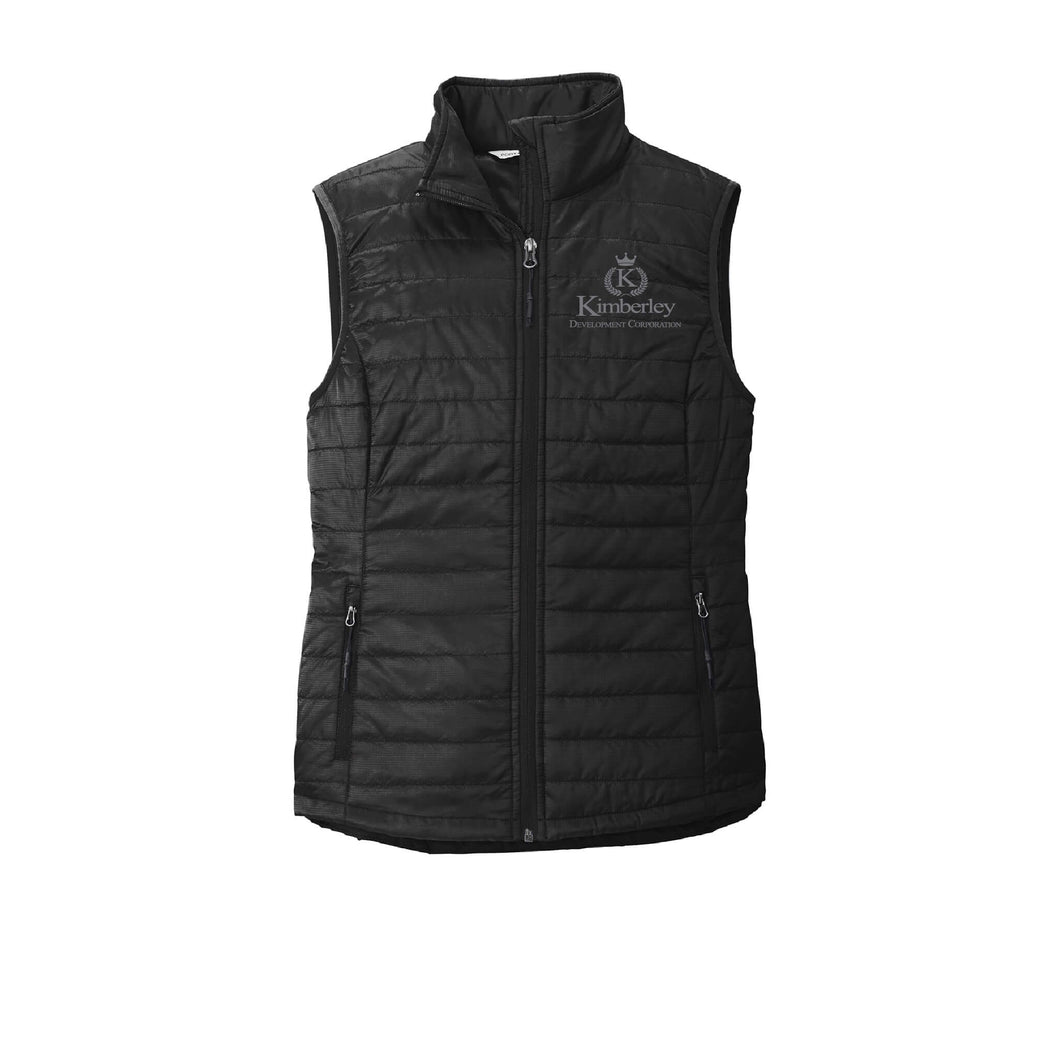 Kimberley Development - Port Authority Packable Puffy Vest - Ladies-Soft and Spun Apparel Orders