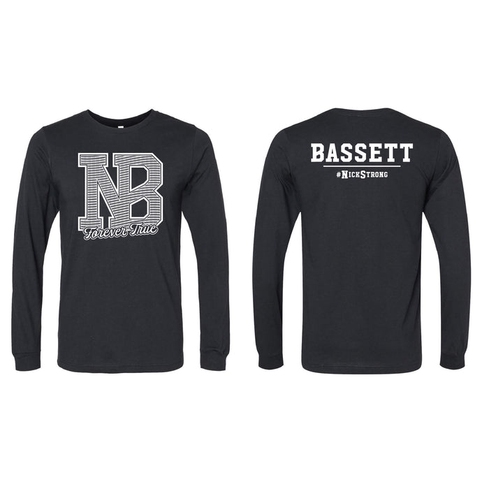 Nick Bassett Forever True Long Sleeve T-Shirt - Adult-Soft and Spun Apparel Orders