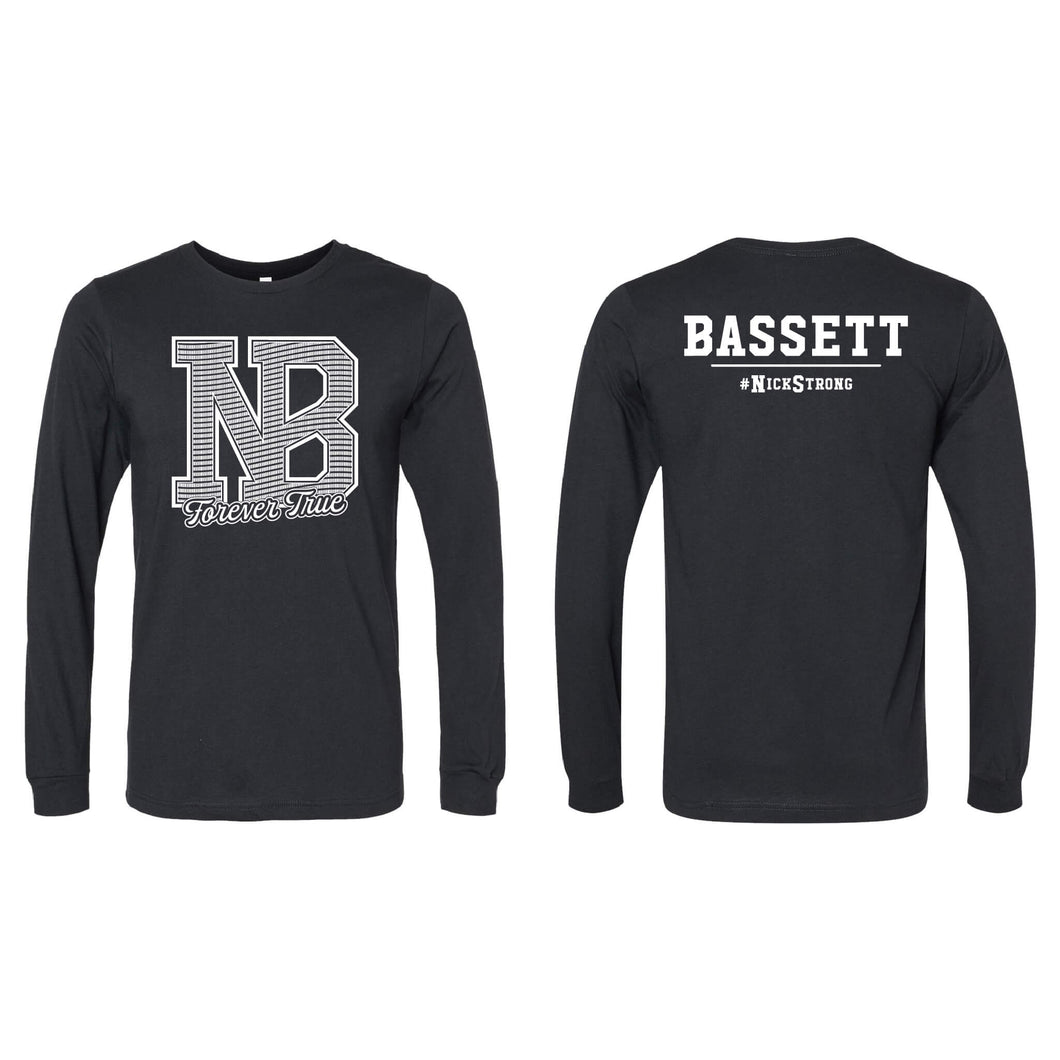 Nick Bassett Forever True Long Sleeve T-Shirt - Adult-Soft and Spun Apparel Orders