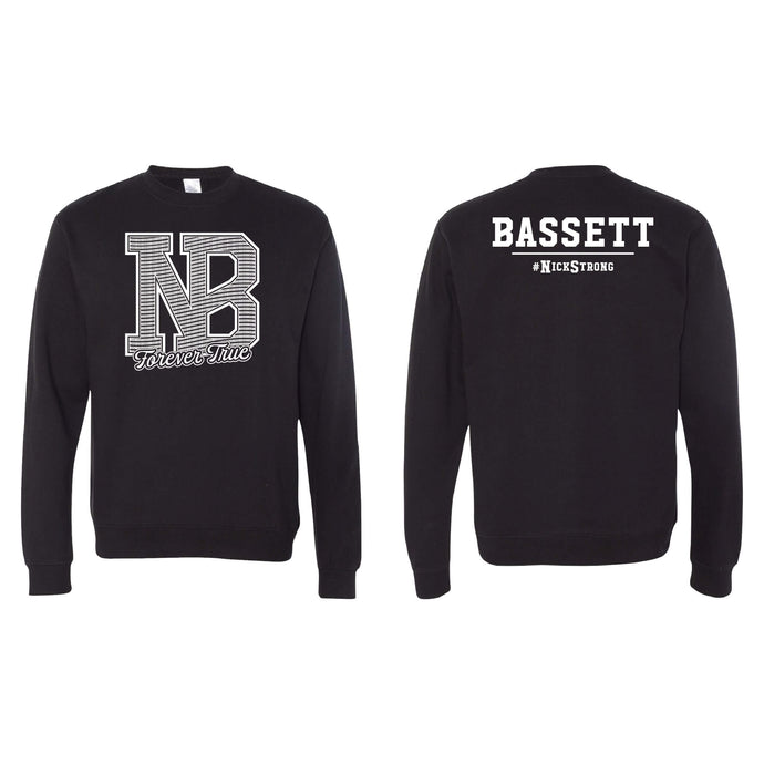Nick Bassett Forever True Crewneck Sweatshirt - Adult-Soft and Spun Apparel Orders