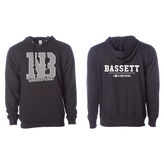 Nick Bassett Forever True Hooded Sweatshirt - Adult-Soft and Spun Apparel Orders
