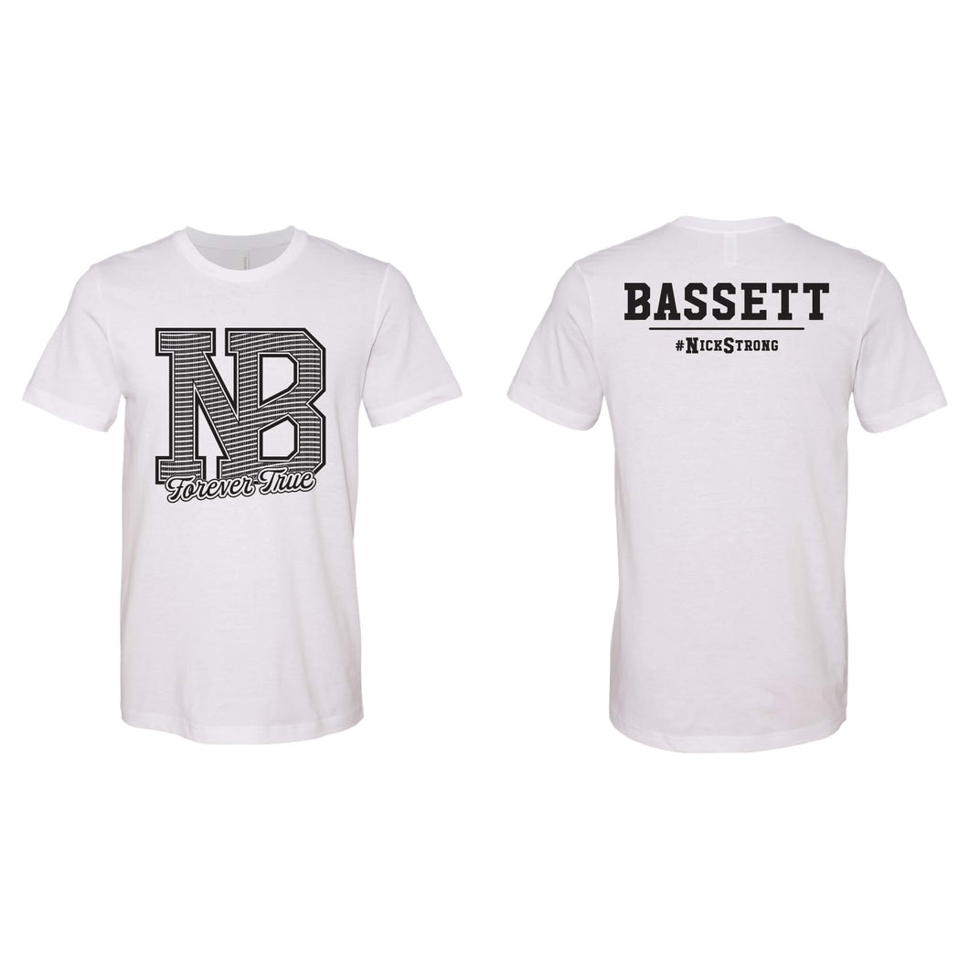 Nick Bassett Forever True T-Shirt - Adult-Soft and Spun Apparel Orders