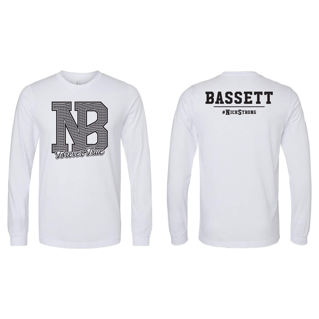 Nick Bassett Forever True Long Sleeve T-Shirt - Adult-Soft and Spun Apparel Orders