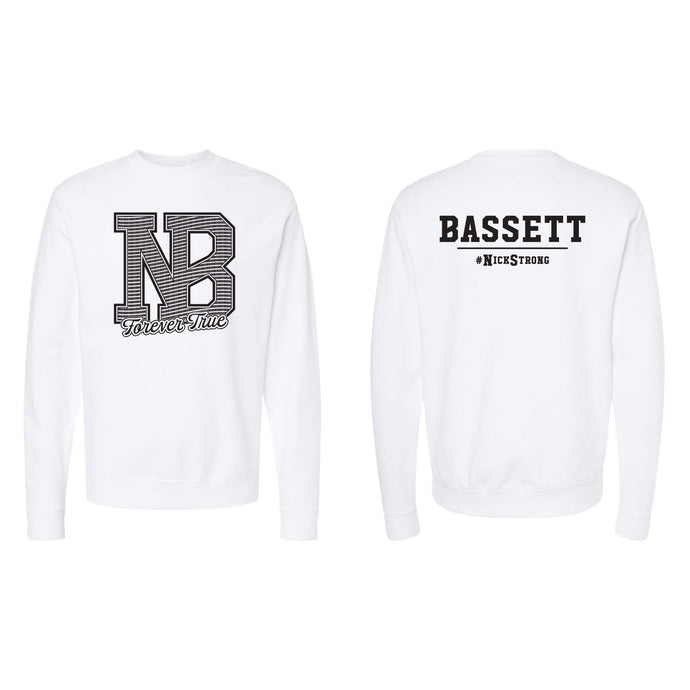Nick Bassett Forever True Crewneck Sweatshirt - Adult-Soft and Spun Apparel Orders
