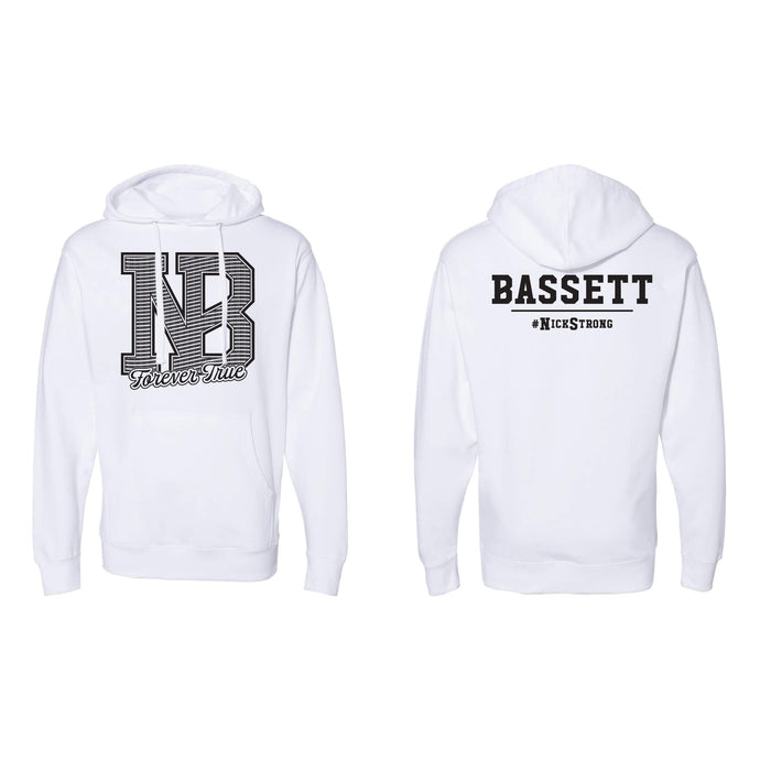 Nick Bassett Forever True Hooded Sweatshirt - Adult-Soft and Spun Apparel Orders