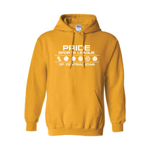 Load image into Gallery viewer, Pride Sports League White Imprint Pullover Hoodie-Soft and Spun Apparel Orders
