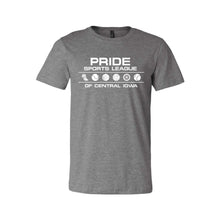 Load image into Gallery viewer, Pride Sports League White Imprint T-Shirt-Soft and Spun Apparel Orders
