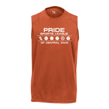 Load image into Gallery viewer, Pride Sports League White Imprint Sleeveless Shirt-Soft and Spun Apparel Orders
