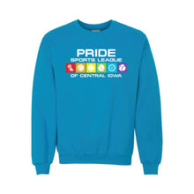 Load image into Gallery viewer, Pride Sports League Full Color Imprint Crewneck Sweatshirt-Soft and Spun Apparel Orders
