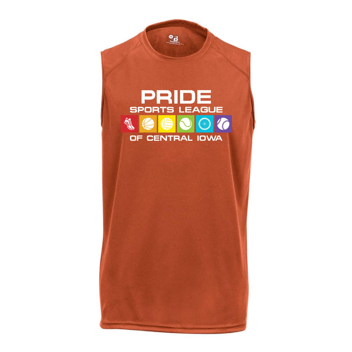 Pride Sports League Full Color Imprint Sleeveless Shirt-Soft and Spun Apparel Orders