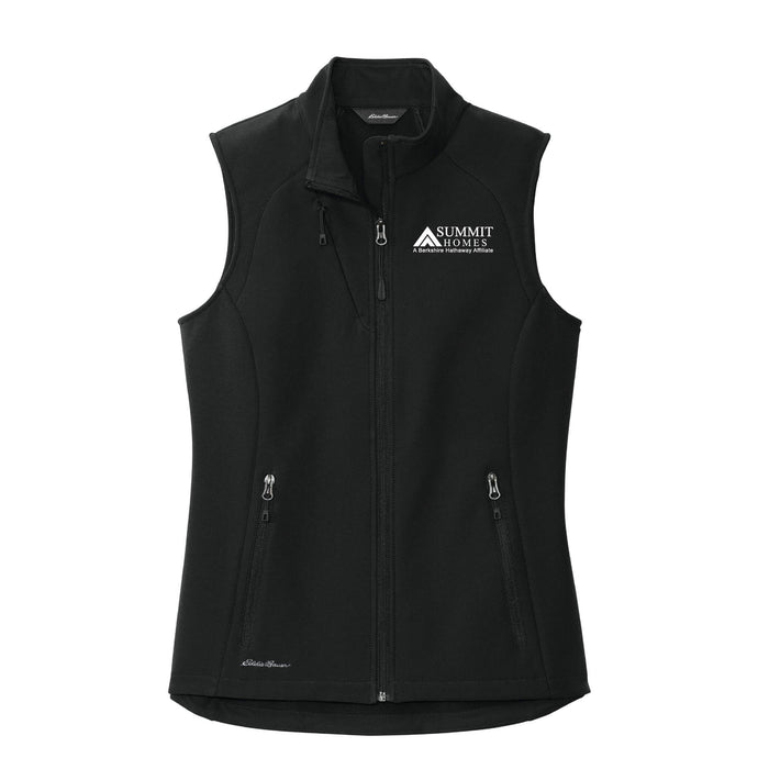 Summit Homes Eddie Bauer Ladies Stretch Soft Shell Vest-Soft and Spun Apparel Orders