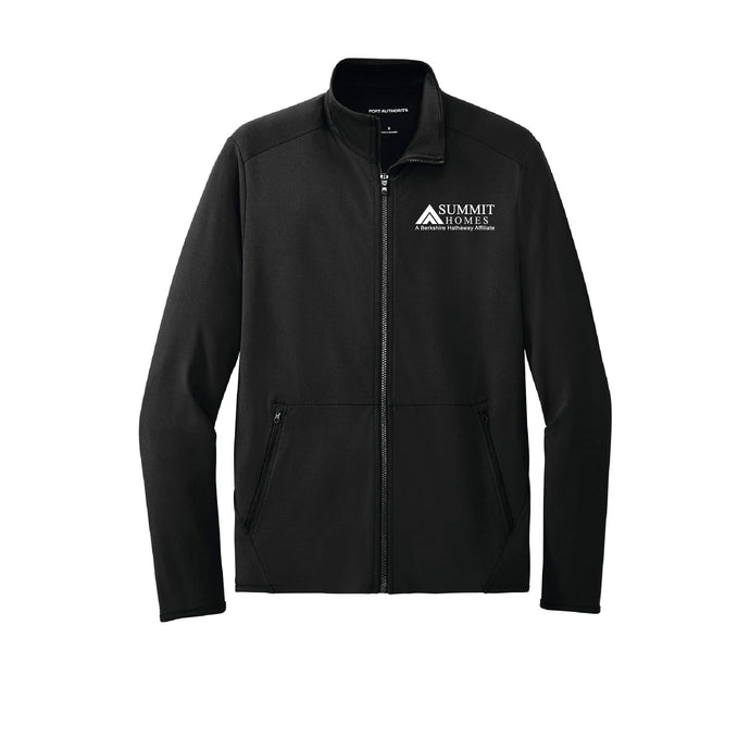 Summit Homes Port Authority Accord Stretch Fleece Full-Zip-Soft and Spun Apparel Orders
