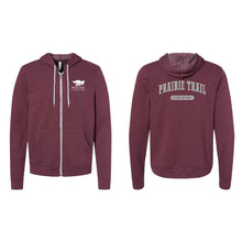 Load image into Gallery viewer, Prairie Trail Elementary Full Zip Hoodie - Adult-Soft and Spun Apparel Orders
