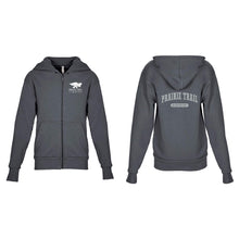 Load image into Gallery viewer, Prairie Trail Elementary Full Zip Hoodie - Youth-Soft and Spun Apparel Orders
