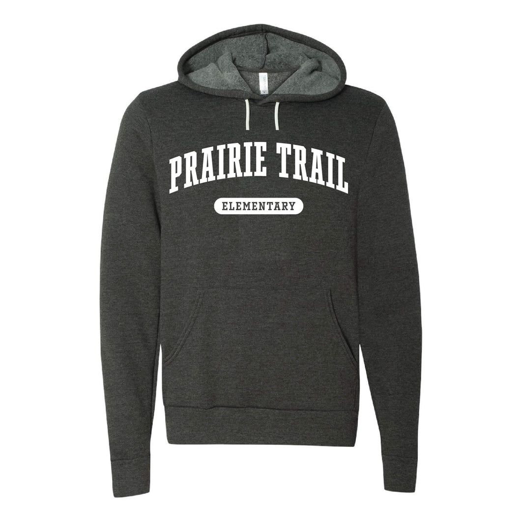 Prairie Trail Elementary Hooded Sweatshirt - Adult-Soft and Spun Apparel Orders