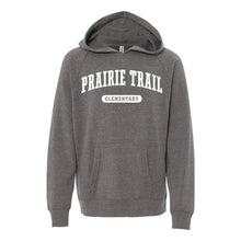 Load image into Gallery viewer, Prairie Trail Elementary Hooded Sweatshirt - Youth-Soft and Spun Apparel Orders
