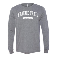 Load image into Gallery viewer, Prairie Trail Elementary Long Sleeve T-Shirt - Adult-Soft and Spun Apparel Orders
