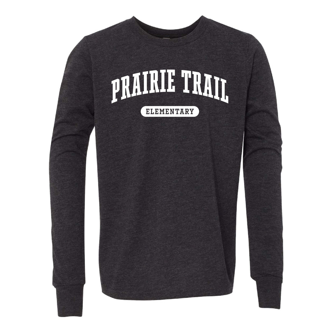 Prairie Trail Elementary Long Sleeve T-Shirt - Youth-Soft and Spun Apparel Orders