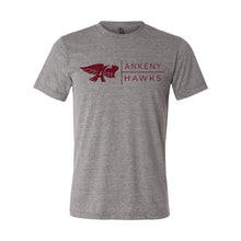Load image into Gallery viewer, Ankeny Hawks Logo Horizontal T-Shirt - Adult-Soft and Spun Apparel Orders
