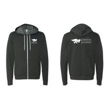 Load image into Gallery viewer, Ankeny Hawks Logo Horizontal Full Zip Hoodie - Adult-Soft and Spun Apparel Orders
