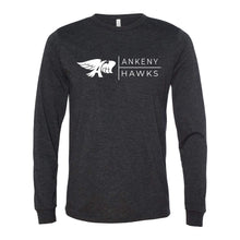 Load image into Gallery viewer, Ankeny Hawks Logo Horizontal Long Sleeve T-Shirt - Adult-Soft and Spun Apparel Orders
