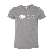 Load image into Gallery viewer, Ankeny Hawks Logo Horizontal T-Shirt - Youth-Soft and Spun Apparel Orders
