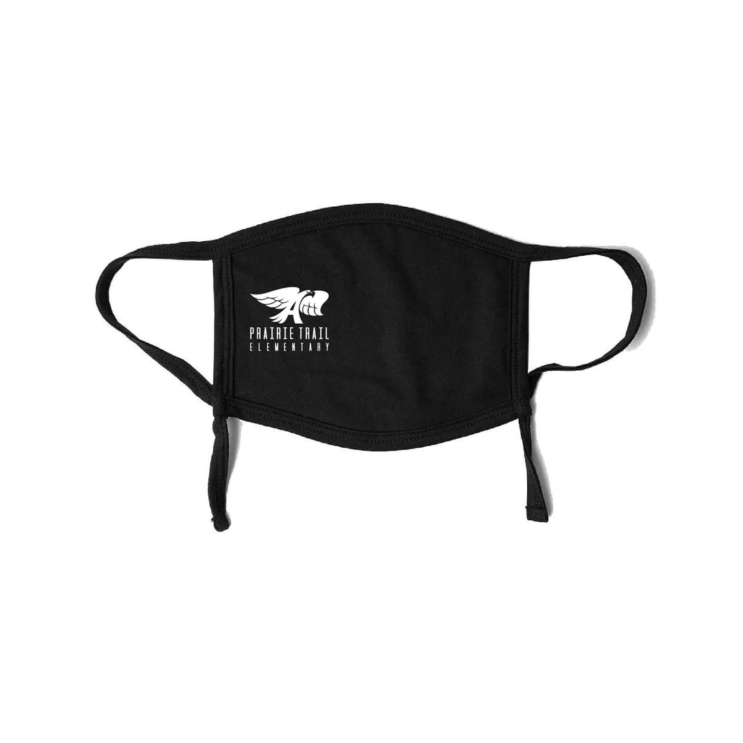 Prairie Trail Elementary Adjustable Mask - Youth-Soft and Spun Apparel Orders