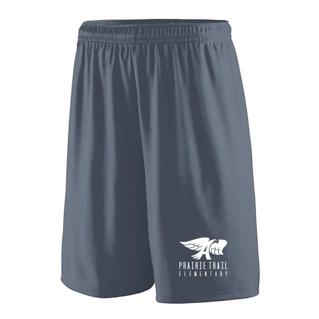 Prairie Trail Elementary Athletic Shorts - Youth-Soft and Spun Apparel Orders