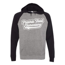 Load image into Gallery viewer, Prairie Trail Elementary Baseball Script Hooded Sweatshirt - Adult-Soft and Spun Apparel Orders
