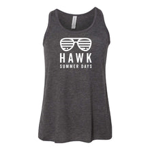 Load image into Gallery viewer, Prairie Trail Elementary Hawk Summer Days Girl’s Flowy Tank Top - Youth-Soft and Spun Apparel Orders
