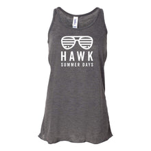 Load image into Gallery viewer, Prairie Trail Elementary Hawk Summer Days Women’s Flowy Tank Top - Adult-Soft and Spun Apparel Orders
