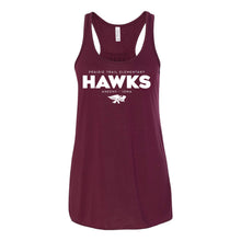 Load image into Gallery viewer, Prairie Trail Elementary Hawks Spring 2021 Women’s Flowy Tank Top - Adult-Soft and Spun Apparel Orders
